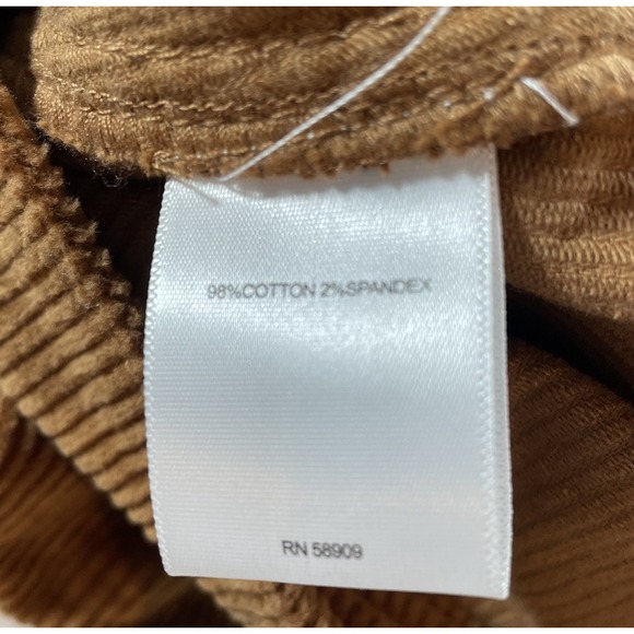 A Loves A Brown Corduroy Button‎ Fron Mini Skirt Size 2 Fall Fashion - Picture 6 of 7